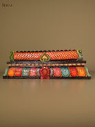 Timeless Wooden Hand Carved Temple Gopuram Panel 2