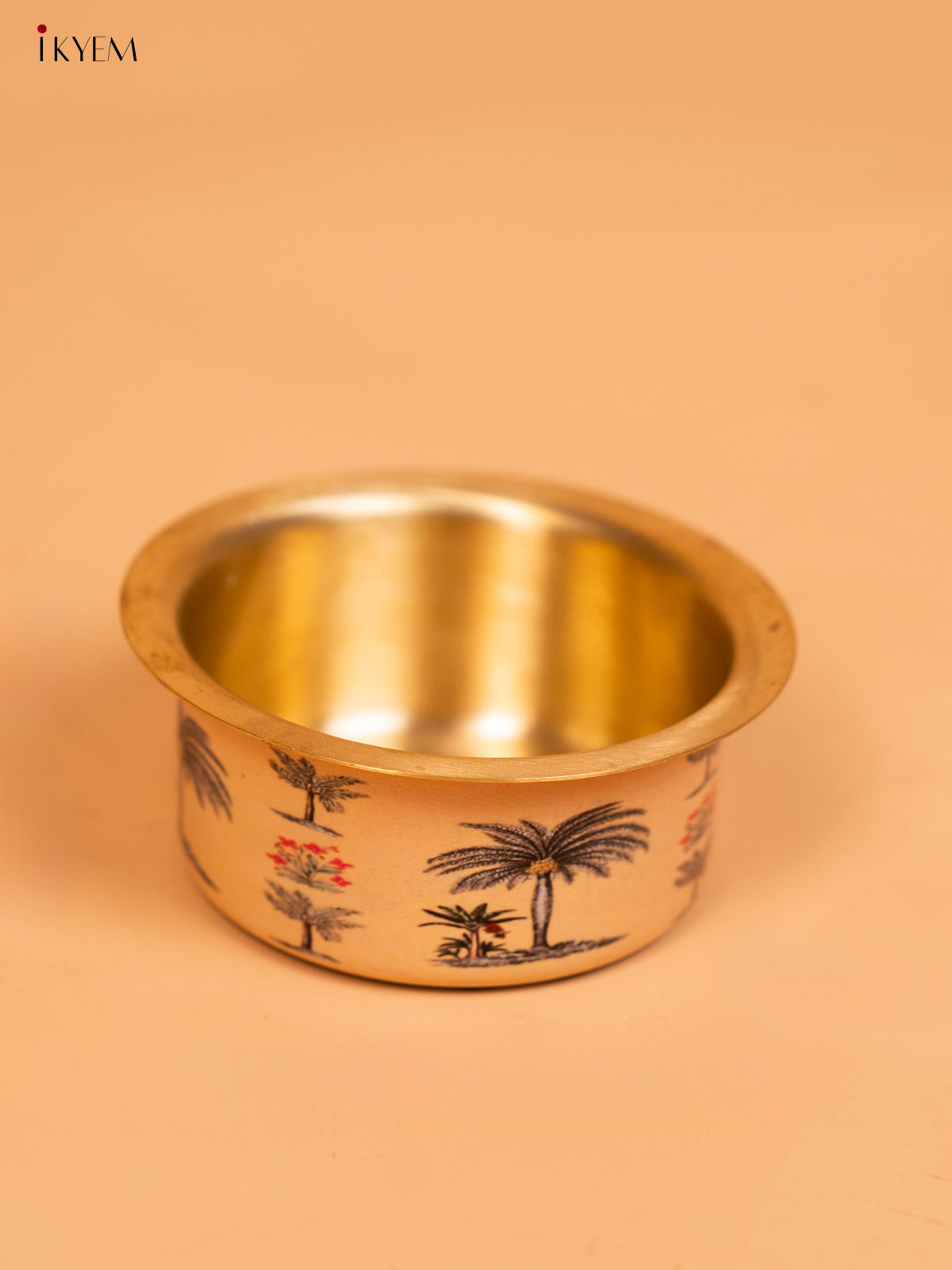 Traditional Digital Tree Printed Brass Dabara Set 2