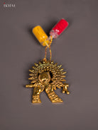 Traditional Krishna Flute Haldi Kumkum Bottle 