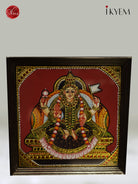 Unique Ashtalakshmi Tanjore Painting in Teak Wood Frame 5