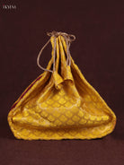 Vibrant Korai Potli Bag In Yellow & Red 2