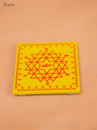 Wooden Manai With Aishwarya Kolam Print -5