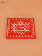 Wooden Manai With Aishwarya Kolam Print -7