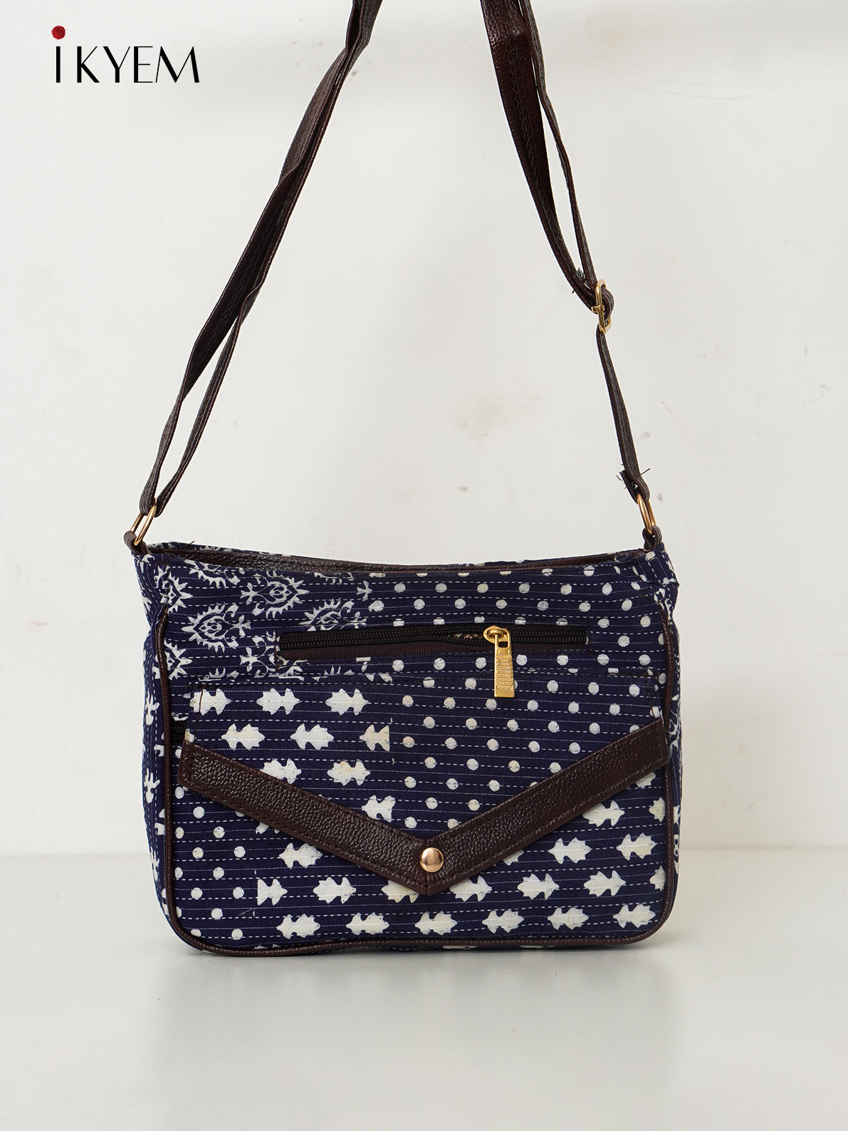 Blue - Ajrakh Handbag